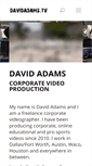 Mobile Screenshot of davidadams.tv